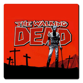 The Walking Dead, Τετράγωνο μαγνητάκι ξύλινο 6x6cm