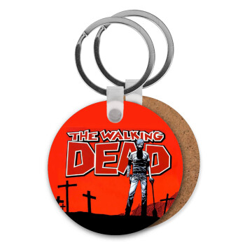 The Walking Dead, Μπρελόκ Ξύλινο στρογγυλό MDF Φ5cm