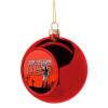 Christmas tree ball Red 8cm
