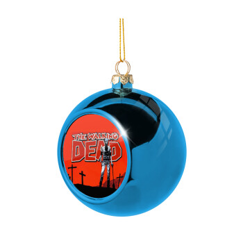The Walking Dead, Χριστουγεννιάτικη μπάλα δένδρου Μπλε 8cm