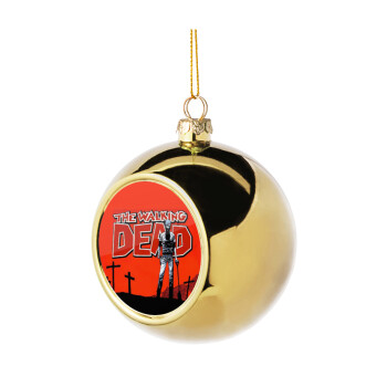 The Walking Dead, Χριστουγεννιάτικη μπάλα δένδρου Χρυσή 8cm