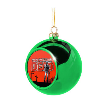 The Walking Dead, Χριστουγεννιάτικη μπάλα δένδρου Πράσινη 8cm