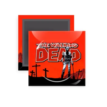 The Walking Dead, Μαγνητάκι ψυγείου τετράγωνο διάστασης 5x5cm
