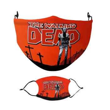 The Walking Dead, Μάσκα υφασμάτινη Ενηλίκων πολλαπλών στρώσεων με υποδοχή φίλτρου