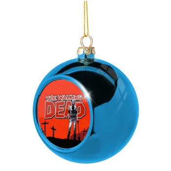 The Walking Dead, Στολίδι Χριστουγεννιάτικη μπάλα δένδρου Μπλε 8cm