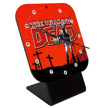 The Walking Dead, Επιτραπέζιο ρολόι ξύλινο με δείκτες (10cm)