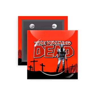 The Walking Dead, Κονκάρδα παραμάνα τετράγωνη 5x5cm
