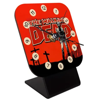 The Walking Dead, Επιτραπέζιο ρολόι σε φυσικό ξύλο (10cm)