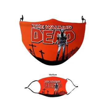 The Walking Dead, Μάσκα υφασμάτινη παιδική πολλαπλών στρώσεων με υποδοχή φίλτρου