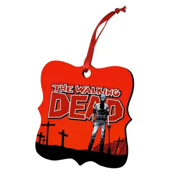 The Walking Dead, Στολίδι Χριστουγεννιάτικο στολίδι polygon ξύλινο 7.5cm