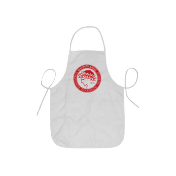 Ολυμπιακός, Ποδιά Σεφ ολόσωμη κοντή  Παιδική (44x62cm)