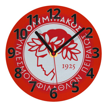 Ολυμπιακός, Ρολόι τοίχου γυάλινο (20cm)