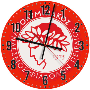 Ολυμπιακός, Ρολόι τοίχου ξύλινο (30cm)