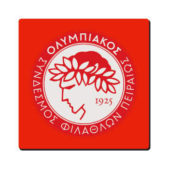 Ολυμπιακός, Τετράγωνο μαγνητάκι ξύλινο 6x6cm
