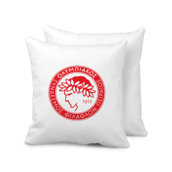 Ολυμπιακός, Sofa cushion 40x40cm includes filling