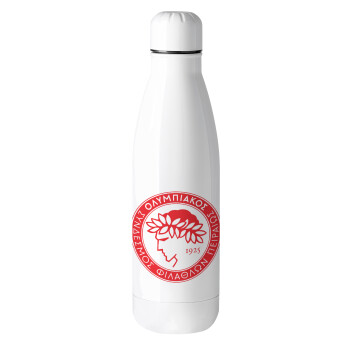 Ολυμπιακός, Μεταλλικό παγούρι θερμός (Stainless steel), 500ml