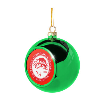 Ολυμπιακός, Χριστουγεννιάτικη μπάλα δένδρου Πράσινη 8cm