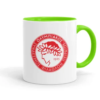 Ολυμπιακός, Κούπα χρωματιστή βεραμάν, κεραμική, 330ml