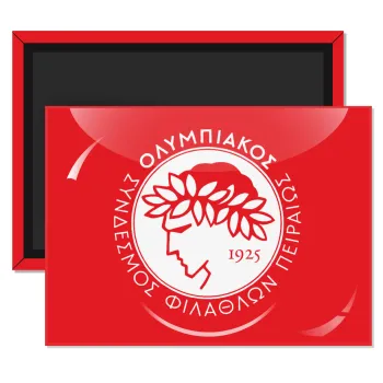 Ολυμπιακός, Ορθογώνιο μαγνητάκι ψυγείου διάστασης 9x6cm