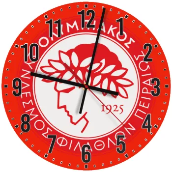 Ολυμπιακός, Ρολόι τοίχου ξύλινο (30cm)