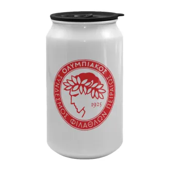 Ολυμπιακός, Κούπα ταξιδιού μεταλλική με καπάκι (tin-can) 500ml