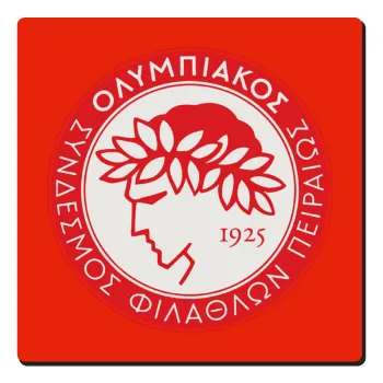 Ολυμπιακός, Τετράγωνο μαγνητάκι ξύλινο 6x6cm